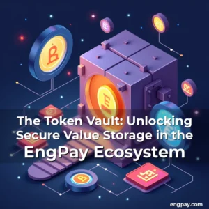 Artistic representation for The Token Vault: Unlocking Secure Value Storage in the EngPay Ecosystem