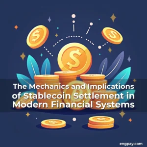 Artistic representation for The Mechanics and Implications of Stablecoin Settlement in Modern Financial Systems
