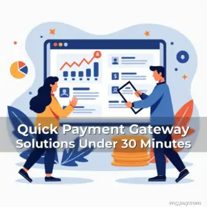 Artistic representation for Quick Payment Gateway Solutions Under 30 Minutes