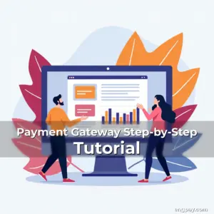 Artistic representation for Payment Gateway Step-by-Step Tutorial