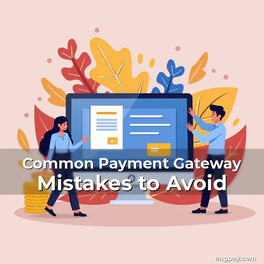 Artistic representation for Common Payment Gateway Mistakes to Avoid