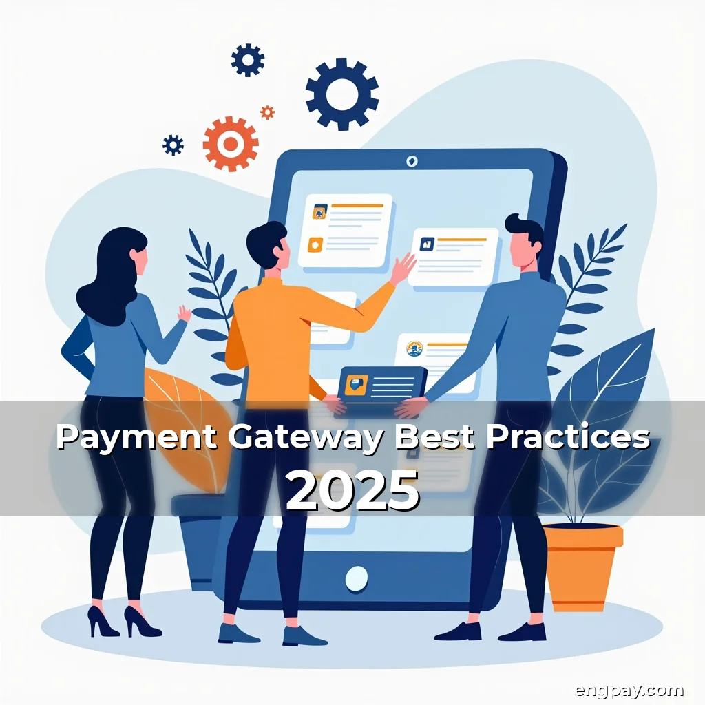 Artistic representation for Payment Gateway Best Practices 2025