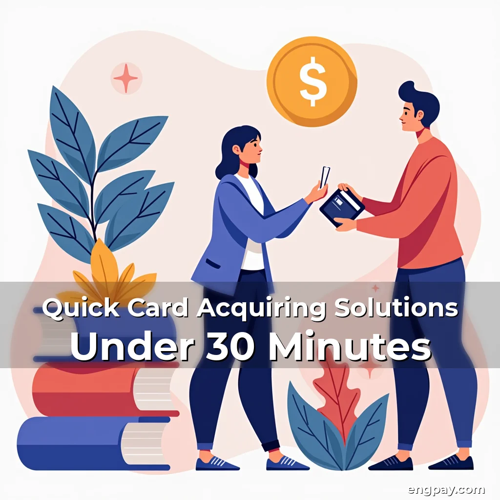 Quick Card Acquiring Solutions Under 30 Minutes